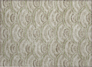 Piper Looms Chantille Circles ACN984 Taupe Machine Washable Area Rug Scatter Main Image