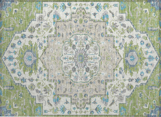 Piper Looms Chantille Oriental ACN985 Aloe Machine Washable Area Rug Scatter Main Image