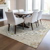Piper Looms Chantille Oriental ACN985 Beige Machine Washable Area Rug Lifestyle Image Feature