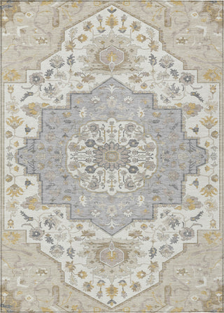 Piper Looms Chantille Oriental ACN985 Beige Machine Washable Area Rug main image