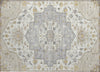 Piper Looms Chantille Oriental ACN985 Beige Machine Washable Area Rug Scatter Main Image