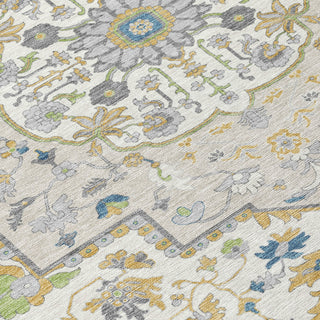 Piper Looms Chantille Oriental ACN985 Gold Machine Washable Area Rug Swatch Image