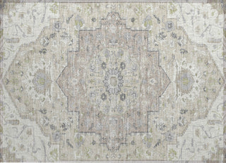 Piper Looms Chantille Oriental ACN985 Ivory Machine Washable Area Rug Scatter Main Image