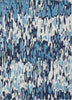 Piper Looms Chantille Stripes ACN986 Blue Machine Washable Area Rug main image