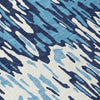 Piper Looms Chantille Stripes ACN986 Blue Machine Washable Area Rug Swatch Image