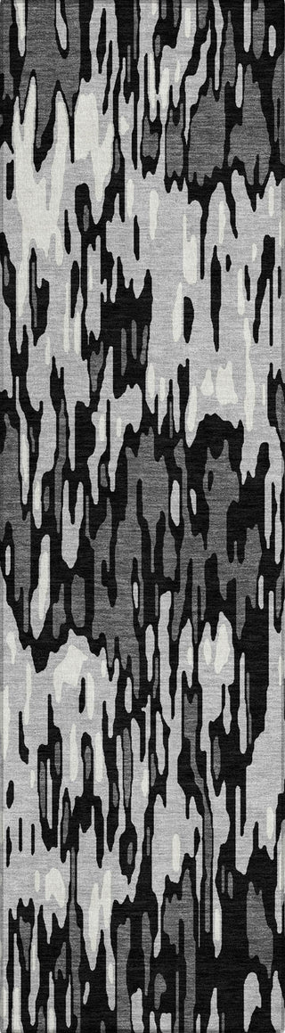 Piper Looms Chantille Stripes ACN986 Gray Machine Washable Area Rug Runner Main Image