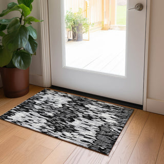 Piper Looms Chantille Stripes ACN986 Gray Machine Washable Area Rug Scatter Lifestyle Image Feature