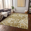 Piper Looms Chantille Stripes ACN986 Wheat Machine Washable Area Rug Lifestyle Image Feature
