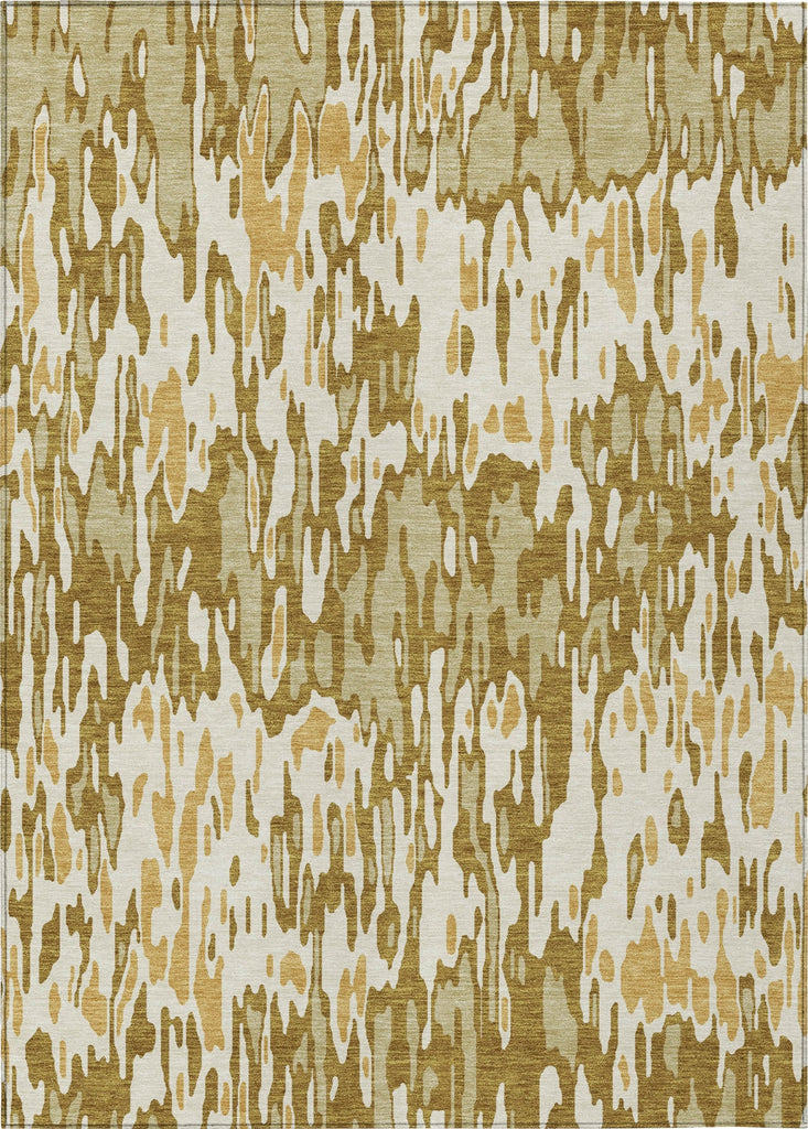 Piper Looms Chantille Stripes ACN986 Wheat Machine Washable Area Rug main image