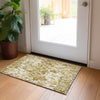 Piper Looms Chantille Stripes ACN986 Wheat Machine Washable Area Rug Scatter Lifestyle Image Feature