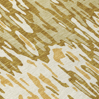 Piper Looms Chantille Stripes ACN986 Wheat Machine Washable Area Rug Swatch Image