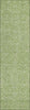 Piper Looms Chantille Geometric ACN987 Green Machine Washable Area Rug Runner Main Image
