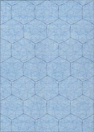Piper Looms Chantille Geometric ACN987 Sky Machine Washable Area Rug main image