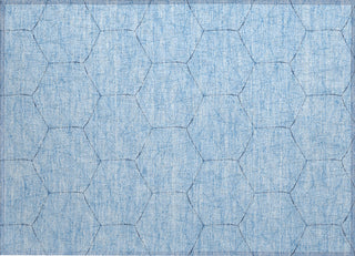 Piper Looms Chantille Geometric ACN987 Sky Machine Washable Area Rug Scatter Main Image