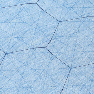 Piper Looms Chantille Geometric ACN987 Sky Machine Washable Area Rug Swatch Image