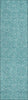 Piper Looms Chantille Geometric ACN987 Teal Machine Washable Area Rug Runner Main Image