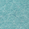 Piper Looms Chantille Geometric ACN987 Teal Machine Washable Area Rug Swatch Image