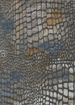 Piper Looms Chantille Squares ACN988 Charcoal Machine Washable Area Rug main image