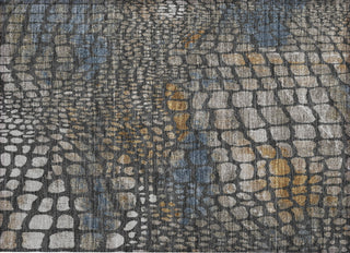 Piper Looms Chantille Squares ACN988 Charcoal Machine Washable Area Rug Scatter Main Image