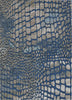 Piper Looms Chantille Squares ACN988 Navy Machine Washable Area Rug main image