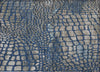 Piper Looms Chantille Squares ACN988 Navy Machine Washable Area Rug Scatter Main Image