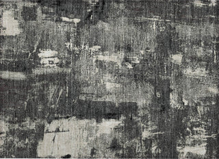 Piper Looms Chantille Abstract ACN989 Black Machine Washable Area Rug Scatter Main Image