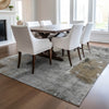 Piper Looms Chantille Abstract ACN989 Gray Machine Washable Area Rug Lifestyle Image Feature