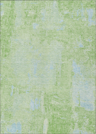 Piper Looms Chantille Abstract ACN989 Green Machine Washable Area Rug main image