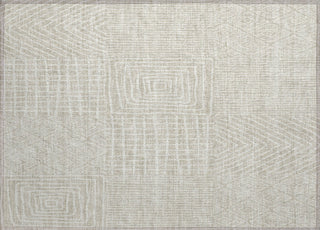 Piper Looms Chantille Geometric ACN990 Beige Machine Washable Area Rug Scatter Main Image