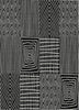 Piper Looms Chantille Geometric ACN990 Black Machine Washable Area Rug main image