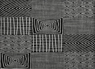 Piper Looms Chantille Geometric ACN990 Black Machine Washable Area Rug Scatter Main Image