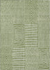Piper Looms Chantille Geometric ACN990 Green Machine Washable Area Rug main image