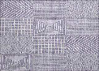 Piper Looms Chantille Geometric ACN990 Lavender Machine Washable Area Rug Scatter Main Image