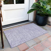 Piper Looms Chantille Geometric ACN990 Lavender Machine Washable Area Rug Scatter Outdoor Lifestyle Image Feature