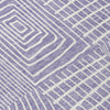 Piper Looms Chantille Geometric ACN990 Lavender Machine Washable Area Rug Swatch Image