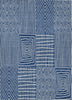 Piper Looms Chantille Geometric ACN990 Navy Machine Washable Area Rug main image
