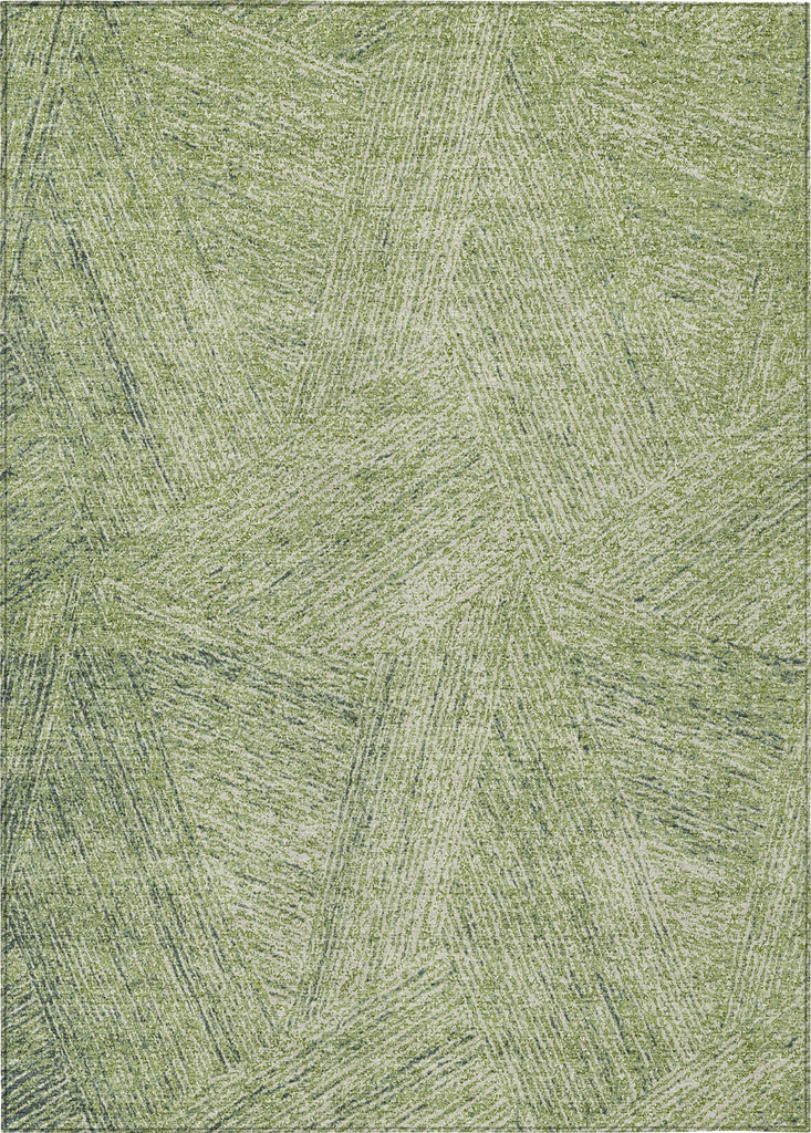 Piper Looms Chantille Lines ACN991 Aloe Machine Washable Area Rug main image