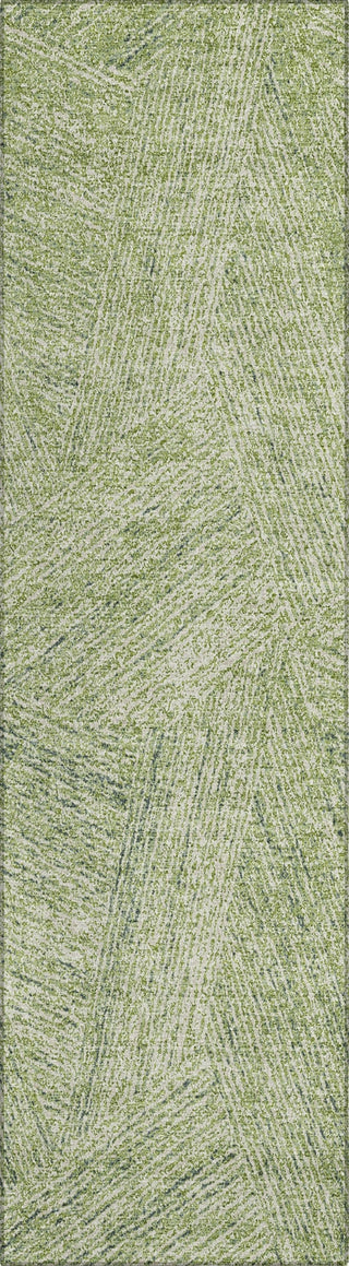 Piper Looms Chantille Lines ACN991 Aloe Machine Washable Area Rug Runner Main Image