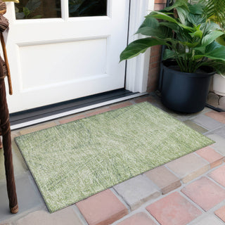 Piper Looms Chantille Lines ACN991 Aloe Machine Washable Area Rug Scatter Outdoor Lifestyle Image Feature