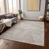 Piper Looms Chantille Lines ACN991 Beige Machine Washable Area Rug Lifestyle Image Feature