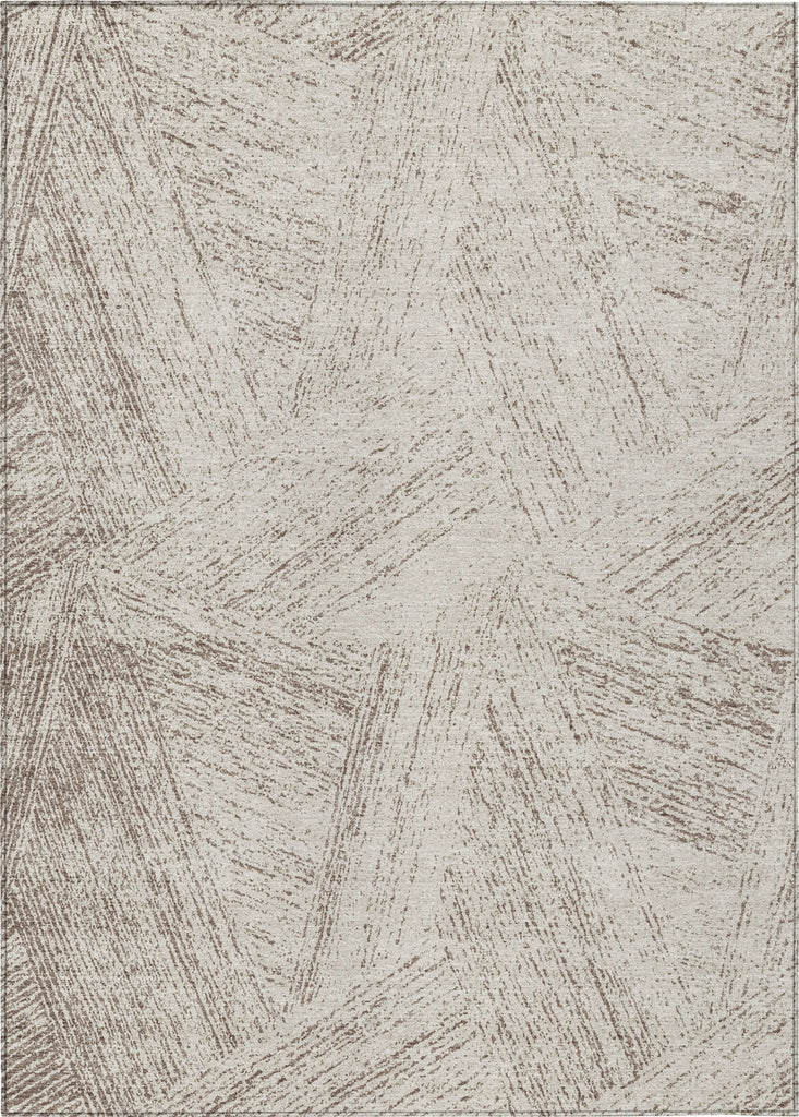 Piper Looms Chantille Lines ACN991 Beige Machine Washable Area Rug main image