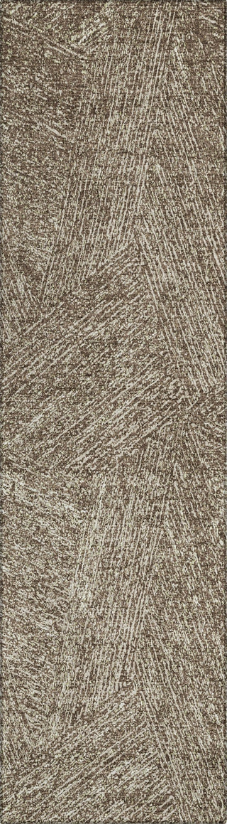 Piper Looms Chantille Lines ACN991 Chocolate Machine Washable Area Rug Runner Main Image
