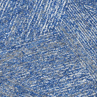Piper Looms Chantille Lines ACN991 Navy Machine Washable Area Rug Swatch Image