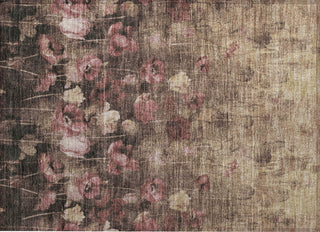 Piper Looms Chantille Floral ACN992 Taupe Machine Washable Area Rug Scatter Main Image