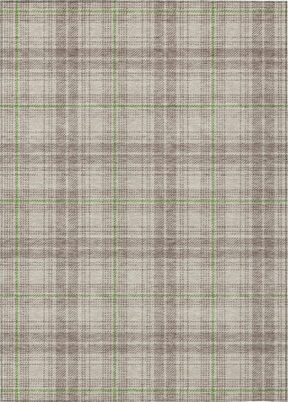 Piper Looms Chantille Plaid ACN993 Beige Machine Washable Area Rug main image