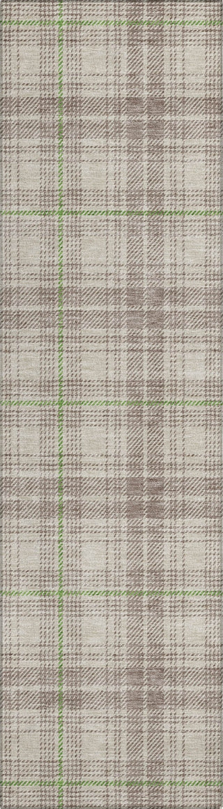 Piper Looms Chantille Plaid ACN993 Beige Machine Washable Area Rug Runner Main Image