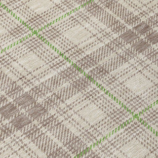 Piper Looms Chantille Plaid ACN993 Beige Machine Washable Area Rug Swatch Image