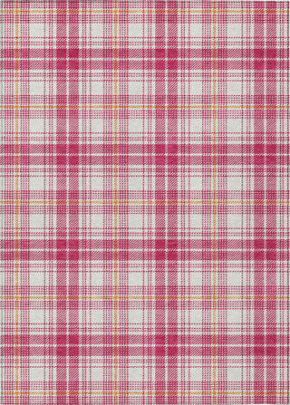 Piper Looms Chantille Plaid ACN993 Blush Machine Washable Area Rug main image