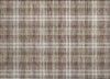 Piper Looms Chantille Plaid ACN993 Brown Machine Washable Area Rug Scatter Main Image