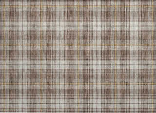 Piper Looms Chantille Plaid ACN993 Brown Machine Washable Area Rug Scatter Main Image